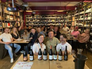 Wine tasting at wine bar Latitude in Leeds